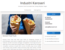 Tablet Screenshot of karoseri.net